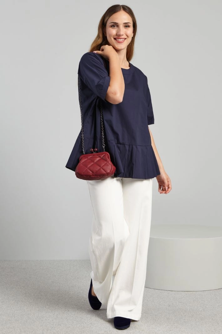 Cotton bull trousers - WHITE