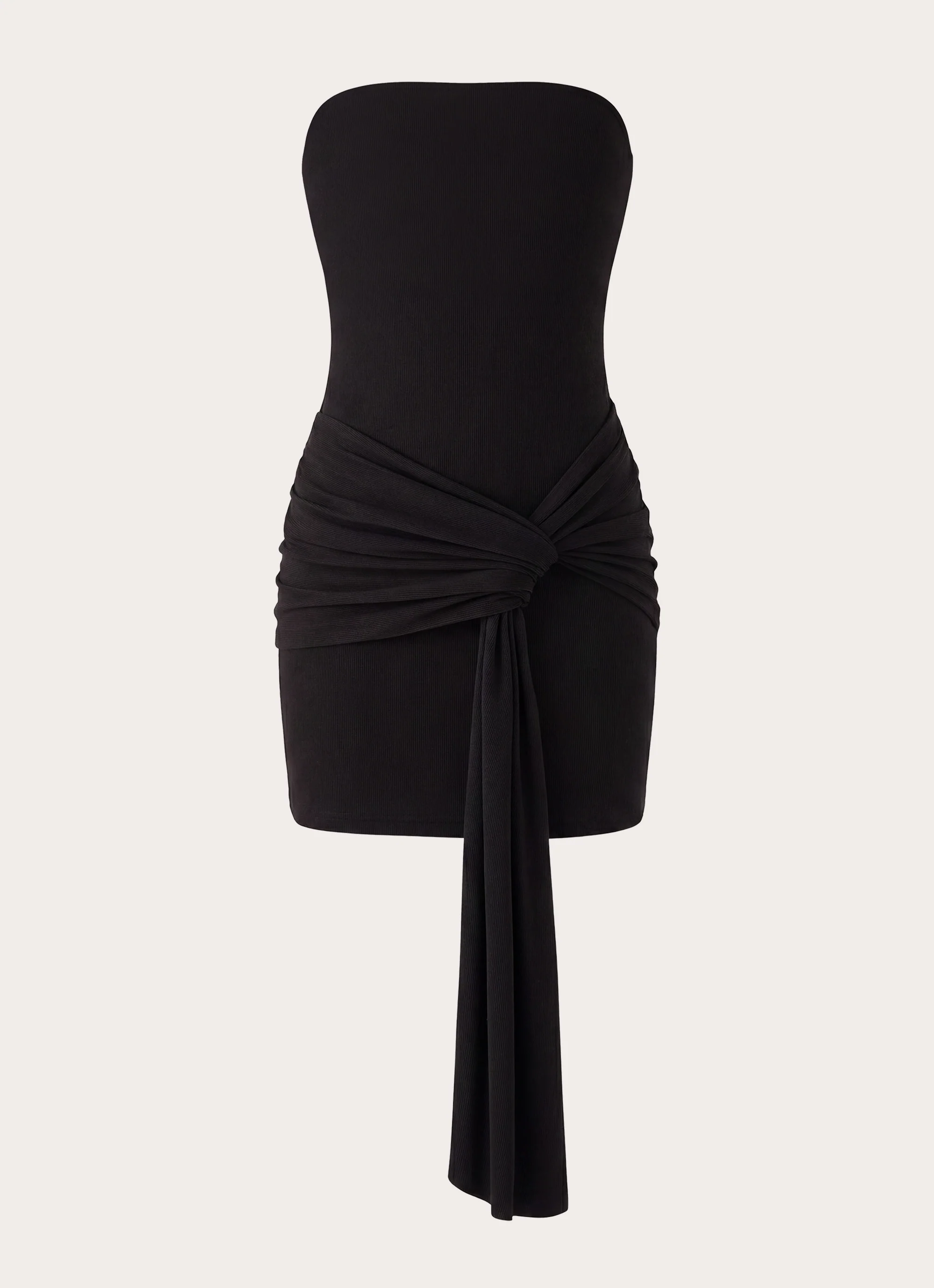Jiliana Strapless Mini Dress - Black
