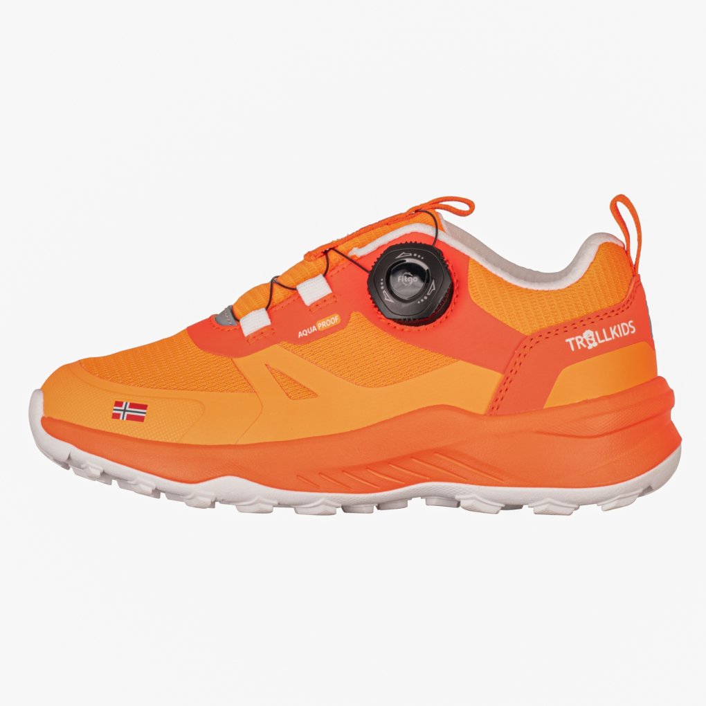 Trollkids Trollfjord Low XT Hiking Shoes Kids - Sahara Sunset
