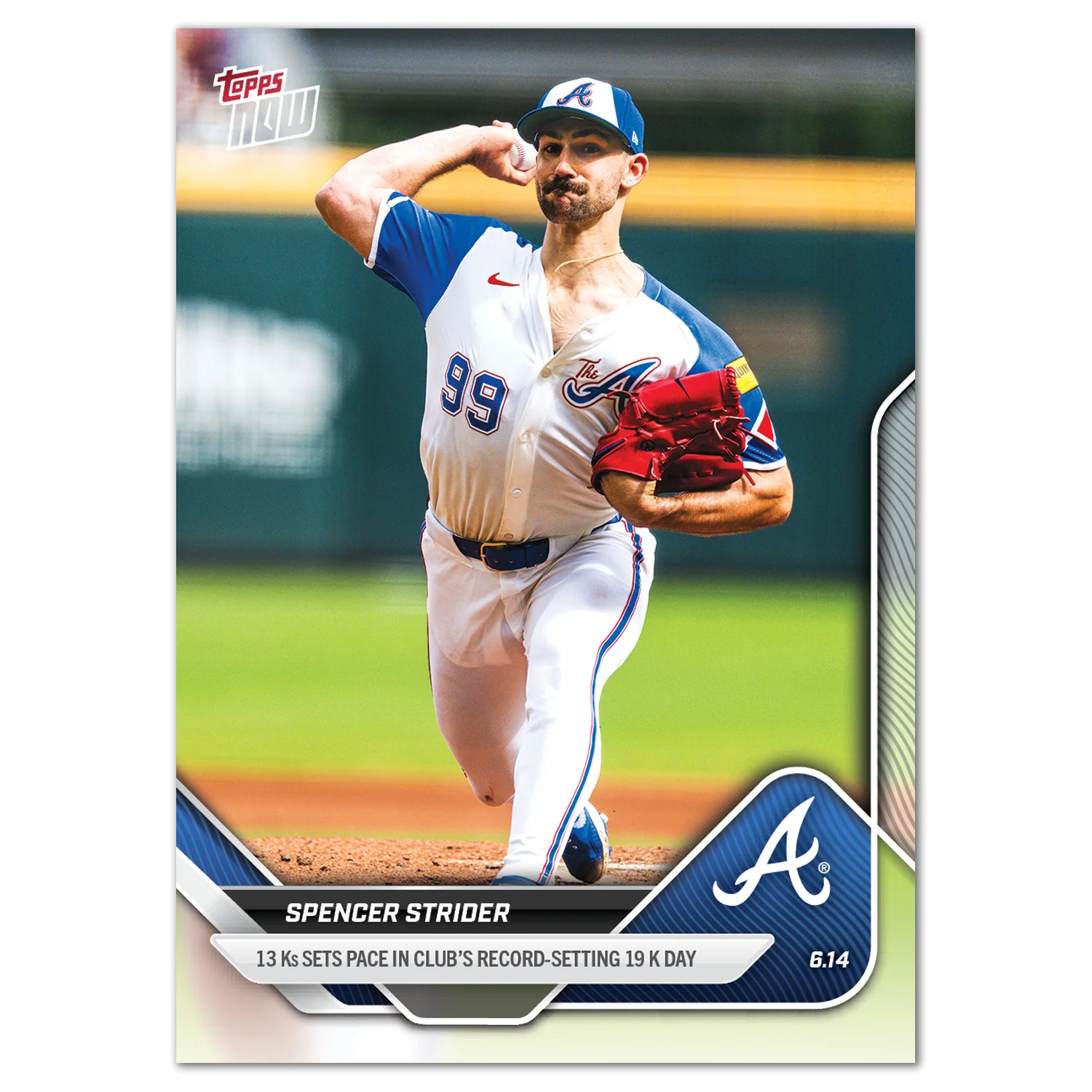 Spencer Strider - 2025 MLB Topps NOW® - Card 296