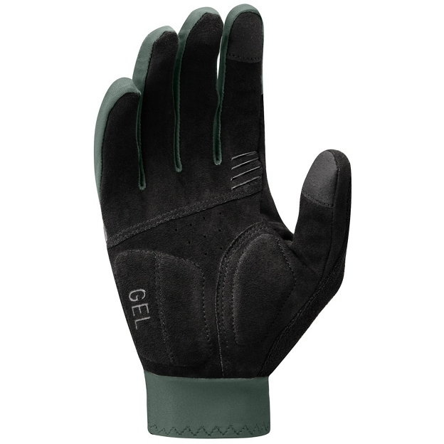 Shimano Explorer FF Gel Gloves - Olive
