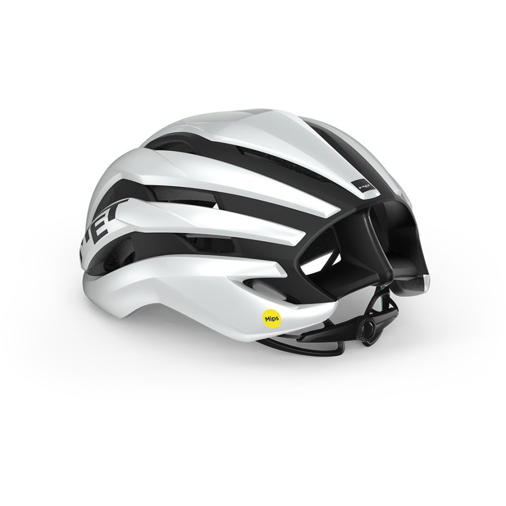 MET Trenta MIPS Bike Helmet - white/black matt glossy