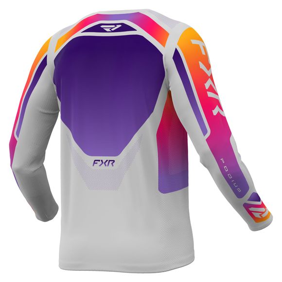 FXR PODIUM RELAY TANG 2026 cross jersey - Gray / PurpleRef: FXR1689
