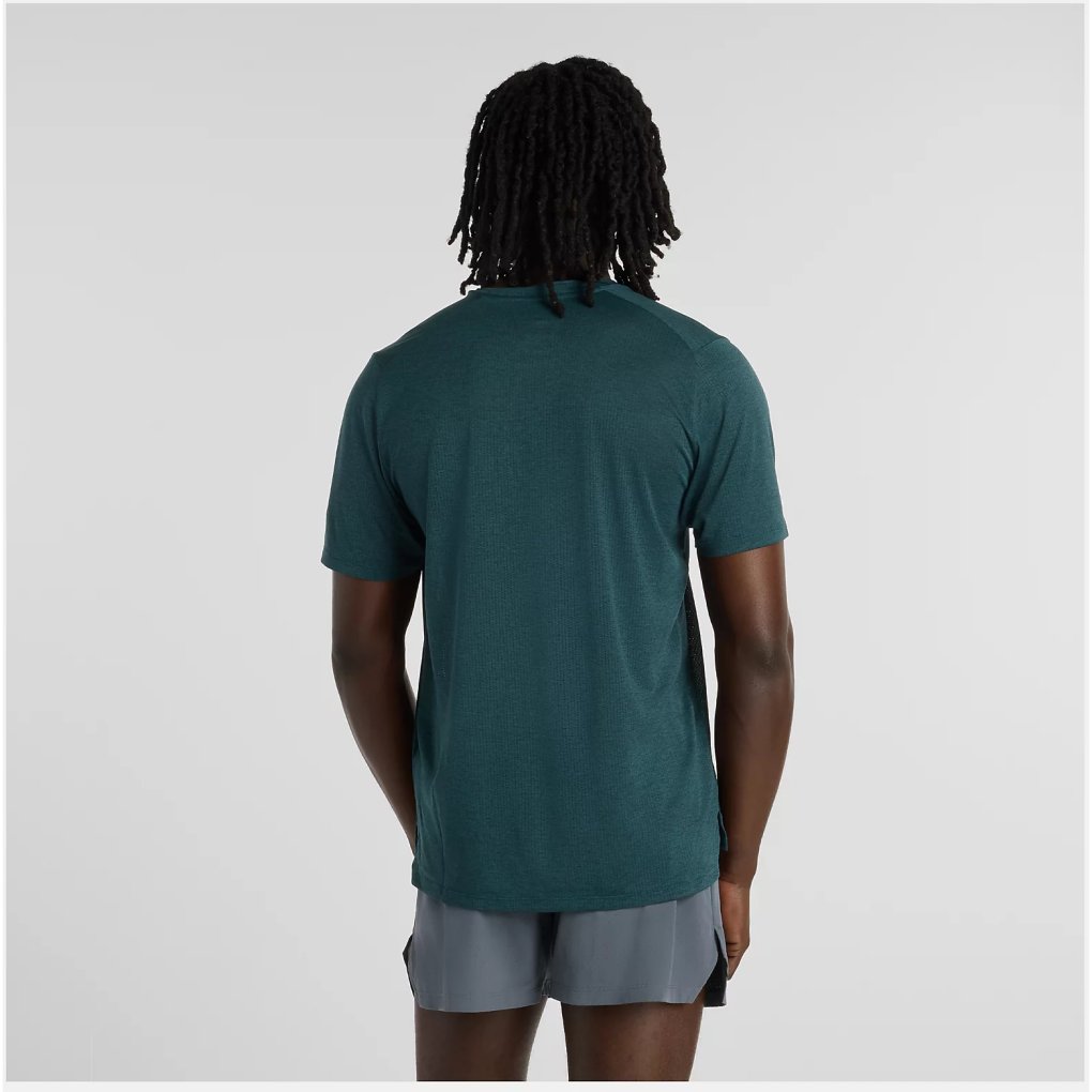 New Balance RC Essential T-Shirt Men - Medusa Green Heather