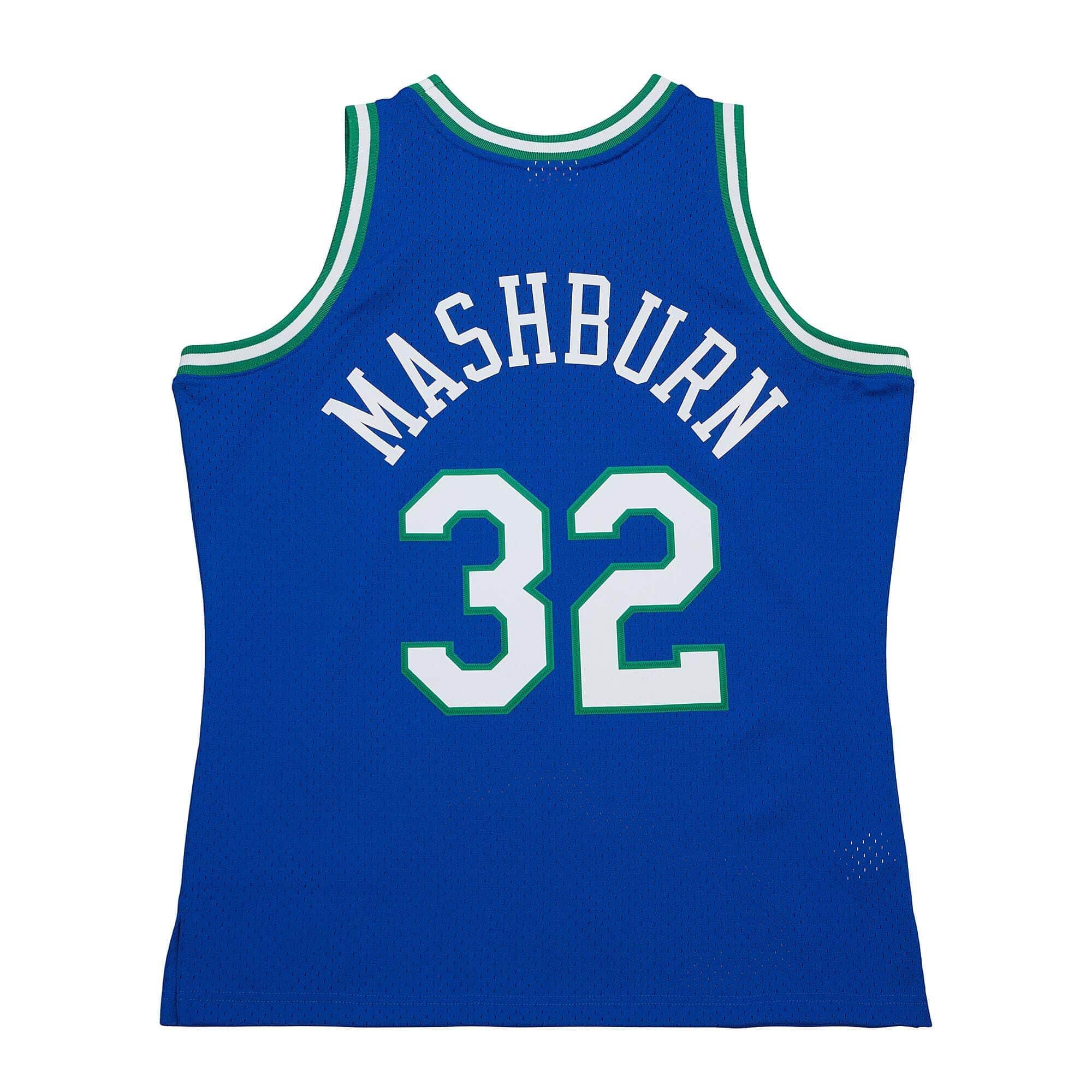 Jamal Mashburn #32 Dallas Mavericks 1993-94 Mitchell & Ness Swingman NBA Jersey Blue