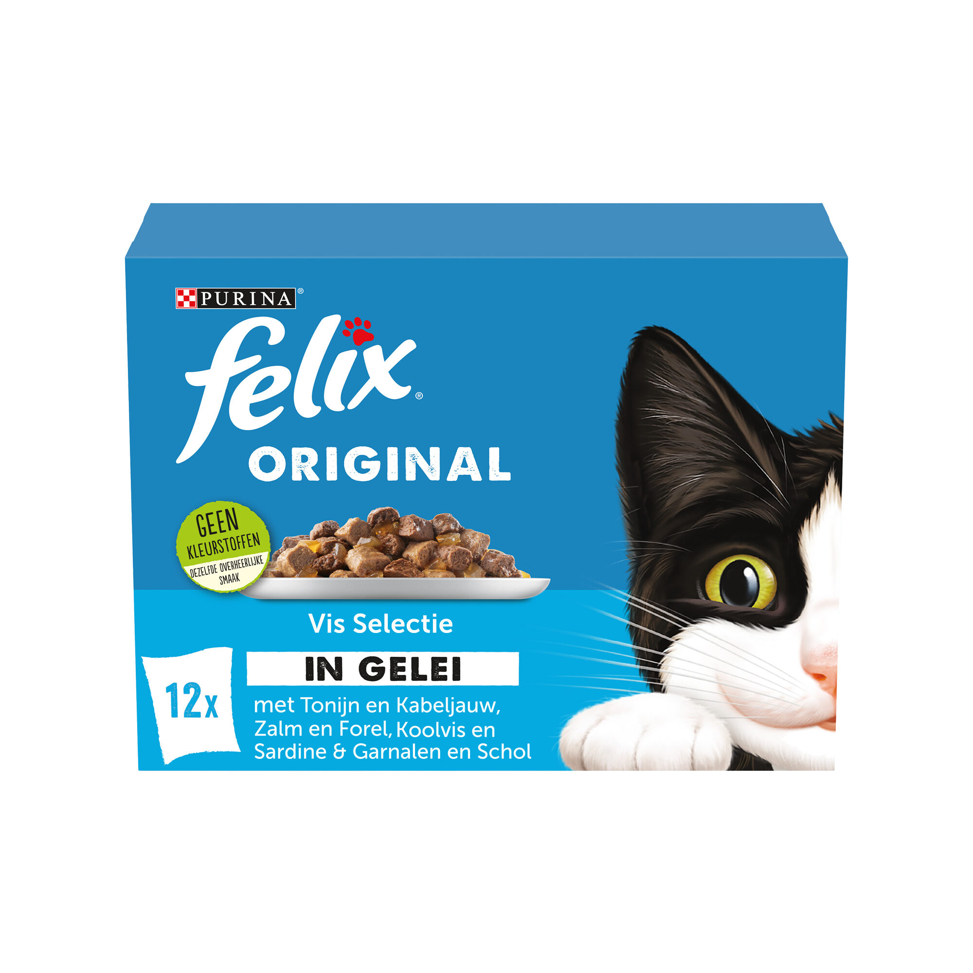 Felix Original Fish Selection In Jelly - 12 x 85 g