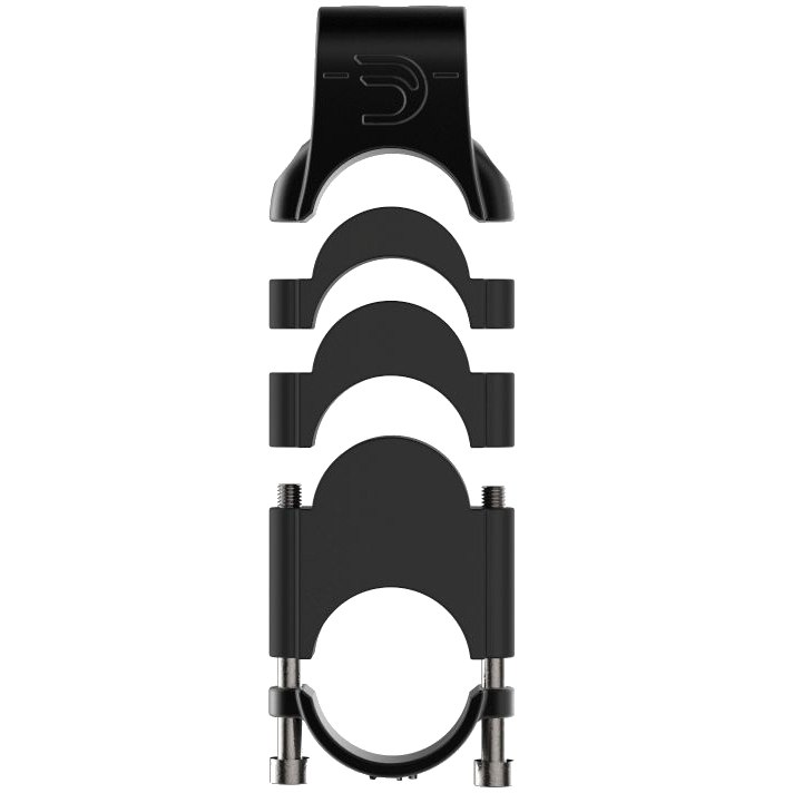 Deda Parabolica Due Clip-On Bar 31.7 - S-Bend - black
