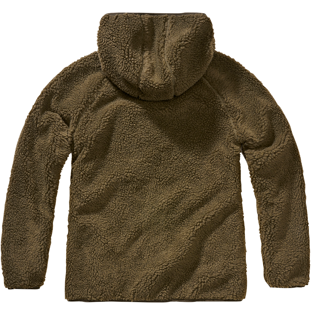 Teddy Fleece Jacket Hooded Women (Olive)