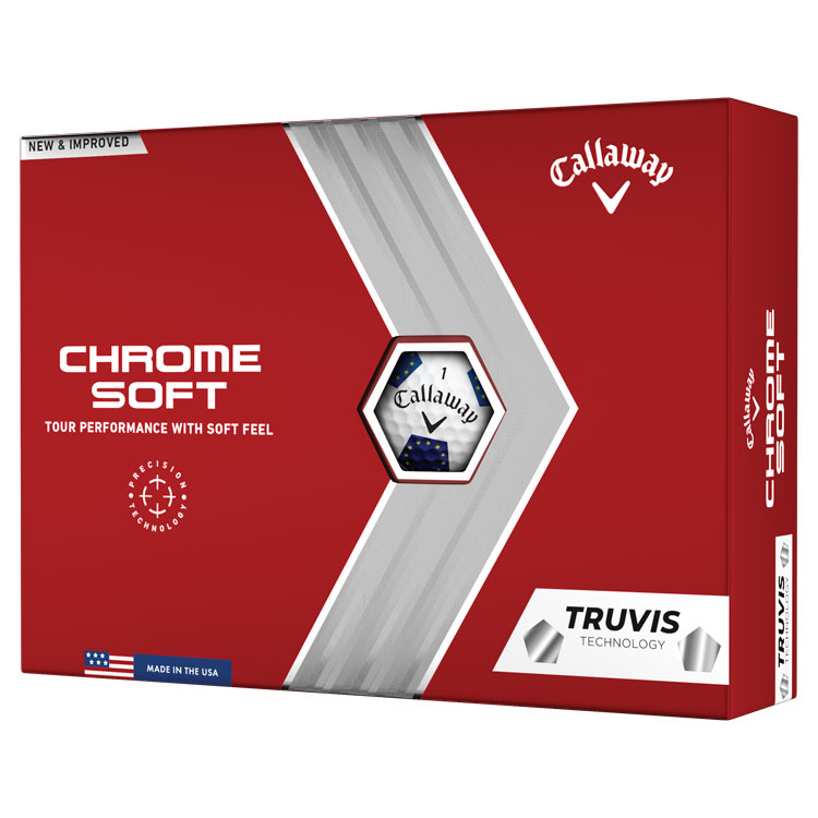 Callaway Chrome Soft Truvis Team Europe Golf Balls