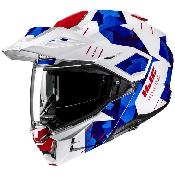 HJC I80 modular helmet - ROKI - Blue / RedRef: HJ1339