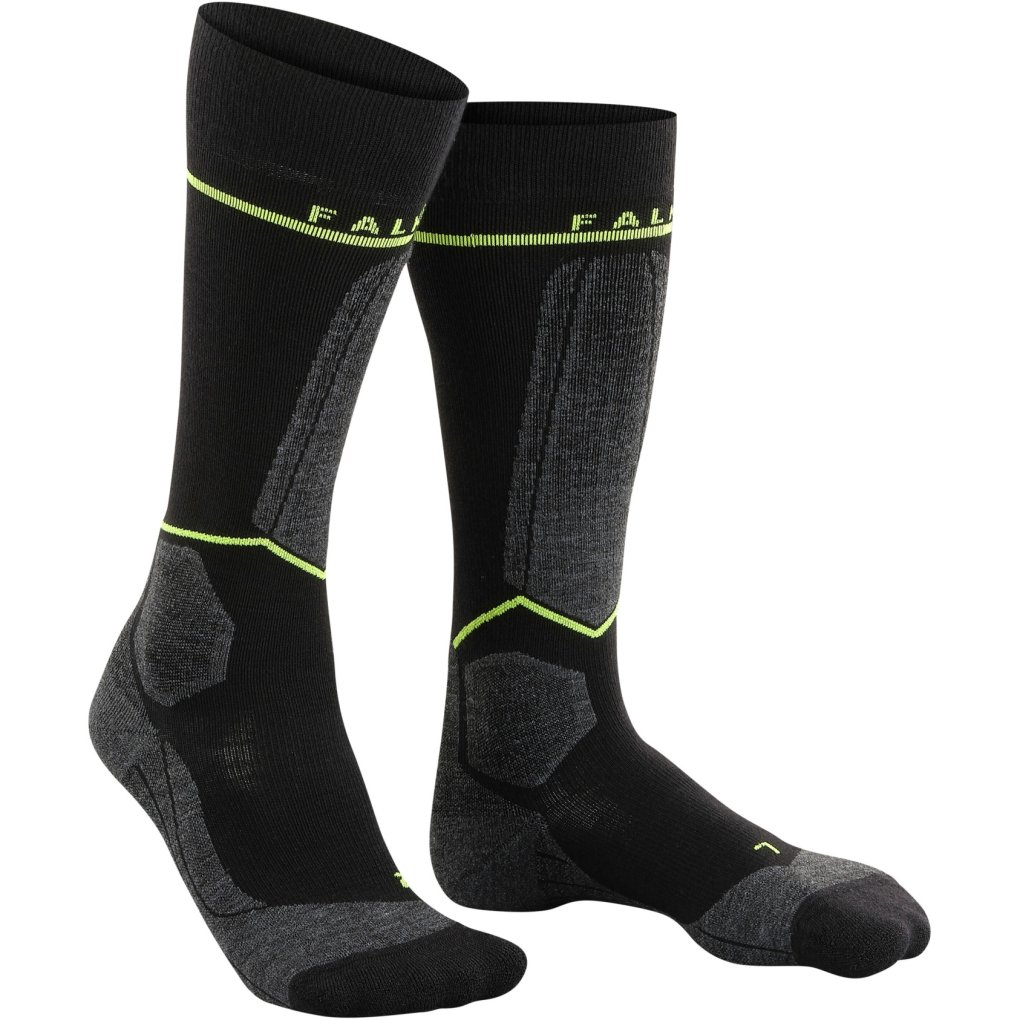 Falke SK Energizing Wool Knee-High Socks Men - black-lightning 3171