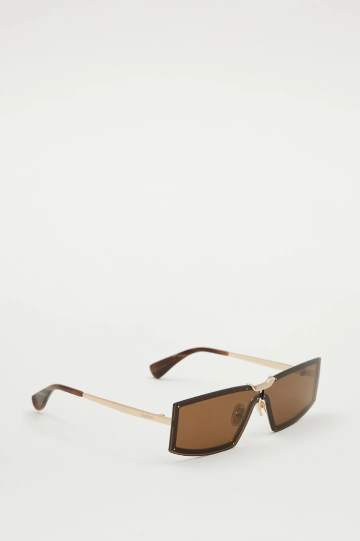 Rectangular sunglasses - BROWN