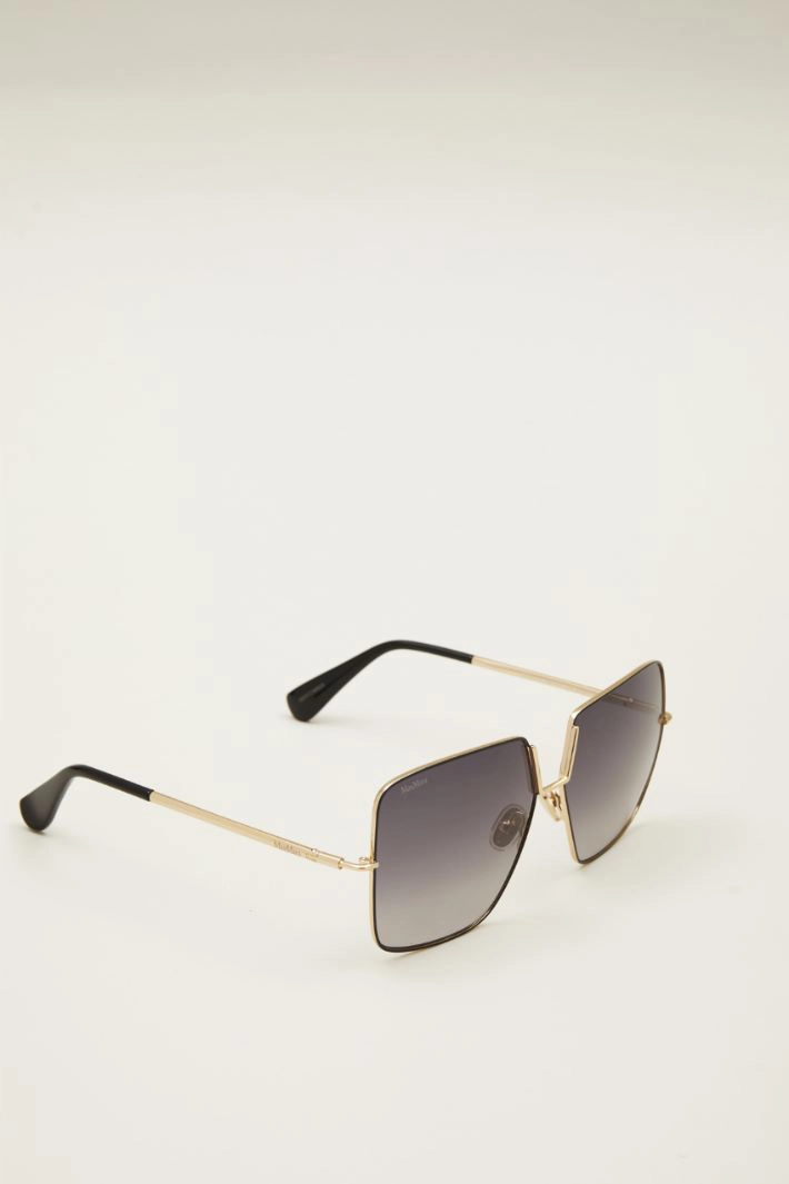 Square sunglasses - BLACK