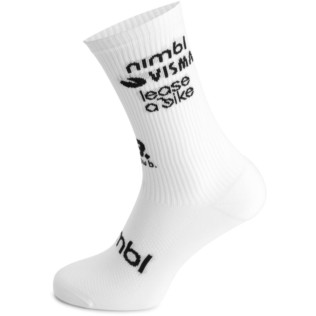 RAPidGEAR Team Visma | Lease a Bike Replica Socks 2026 - white