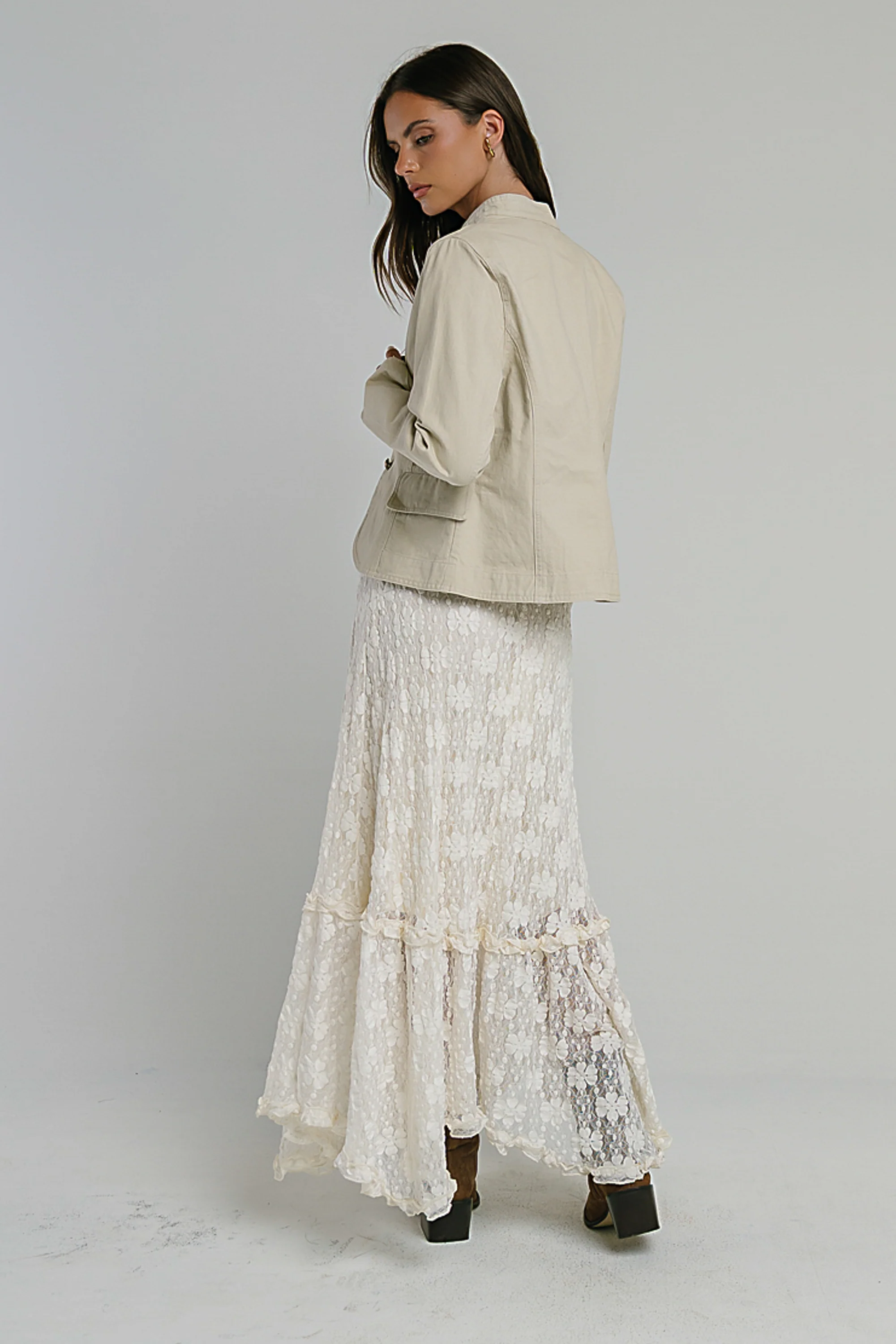 Jasmine Lace Maxi Skirt