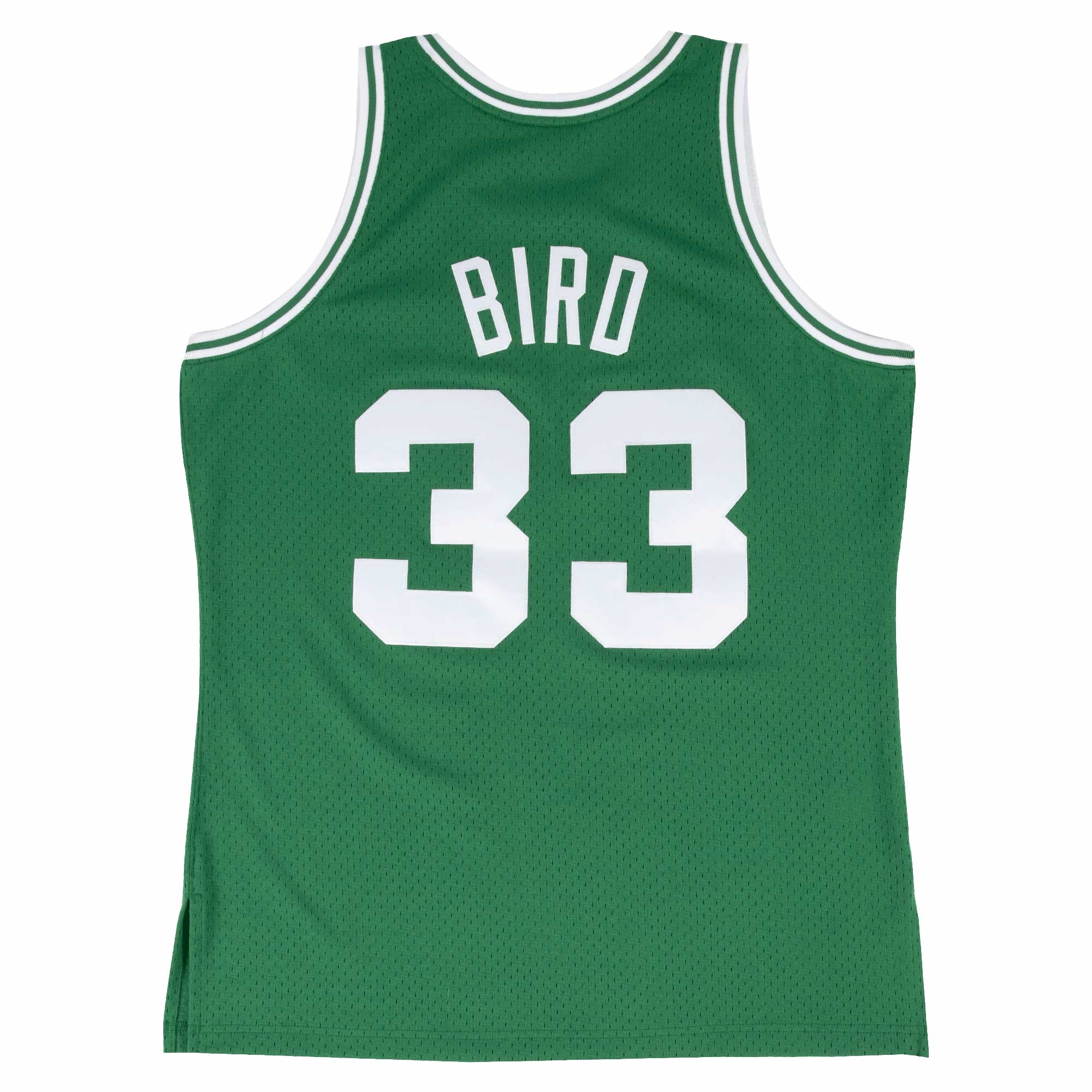 Larry Bird #33 Boston Celtics 1985-86 Mitchell & Ness Swingman NBA Jersey Green