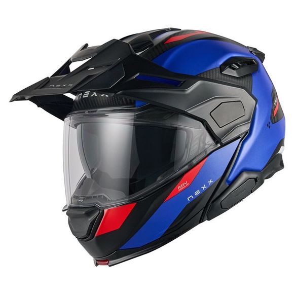 Nexx X.LIFECOUNTRY Modular Helmet - TERRA - Blue / RedRef: NE0630