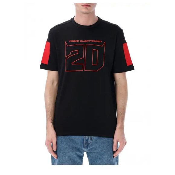 T-Shirt manches courtes Kenny FABIO QUARTARARO GRAPHIC 20 OUTLINE - NoirRef : KE2226