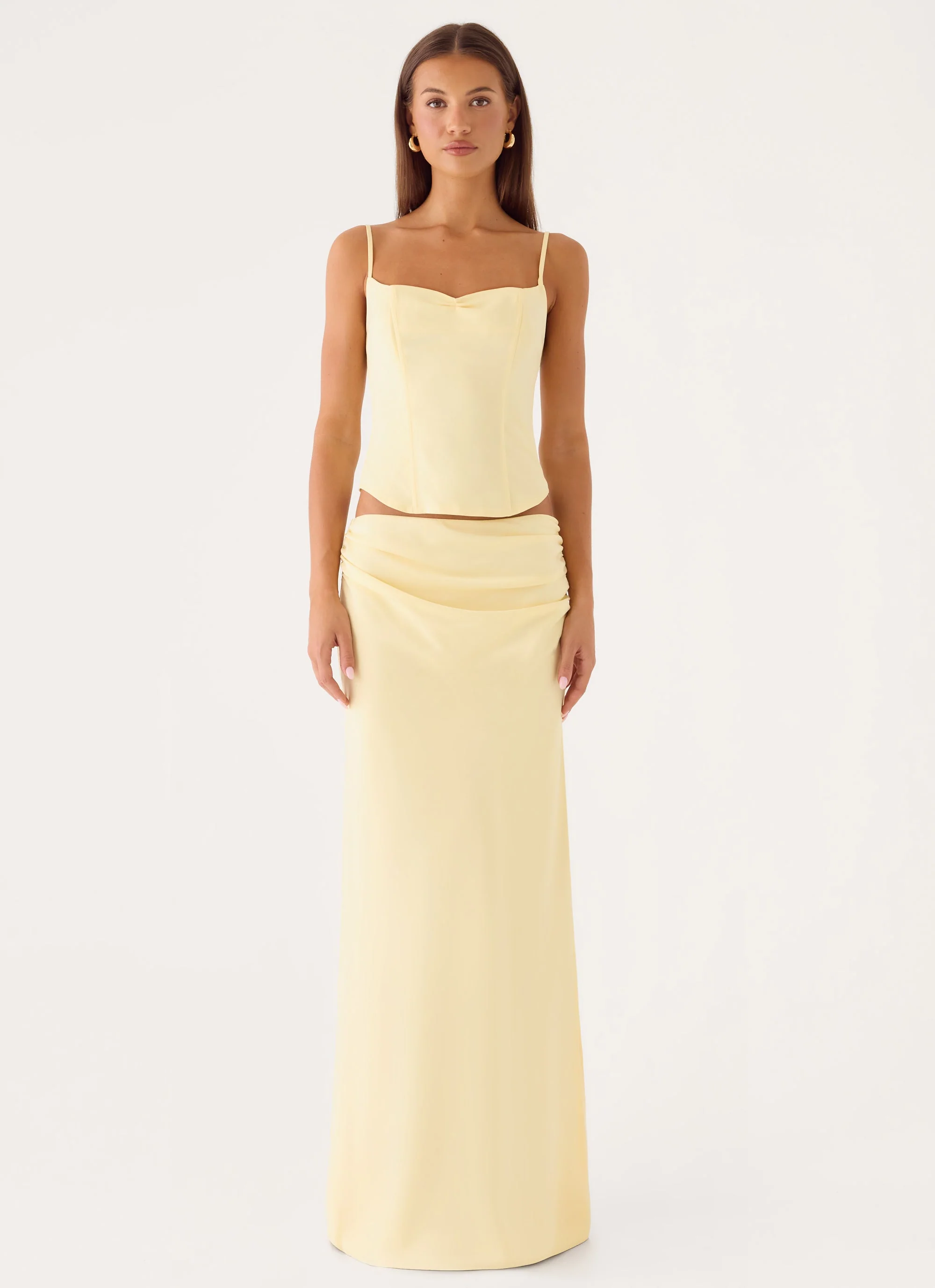 Belle Chime Bustier - Baby Yellow