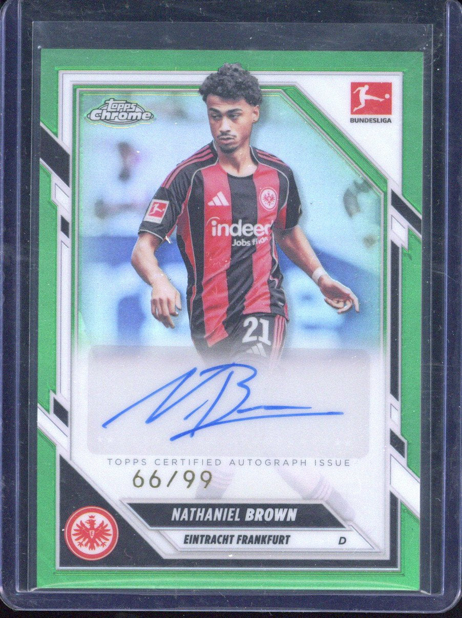 2025-26 Topps Chrome Bundesliga Nathaniel Brown Autograph /99