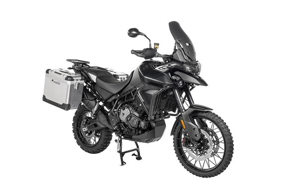 Touratech ZEGA Pro 38/45 suitcase - Black support included - AluminumRef: Trt01884A / 01-421-5785-0