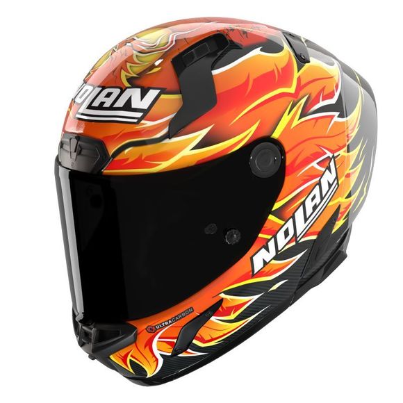Nolan X-804 RS REPLICA IANNONE Full-Face Helmet - Carbon / RedRef : NL1702