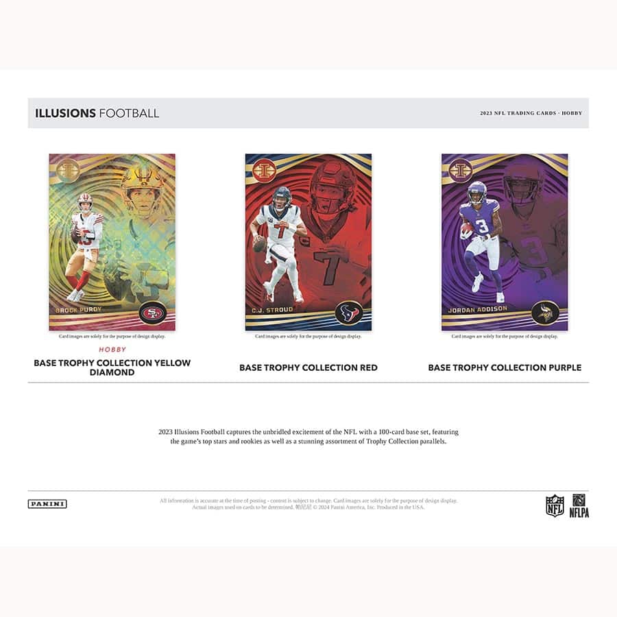 2023 Panini Illusions Football NFL Hobby Box