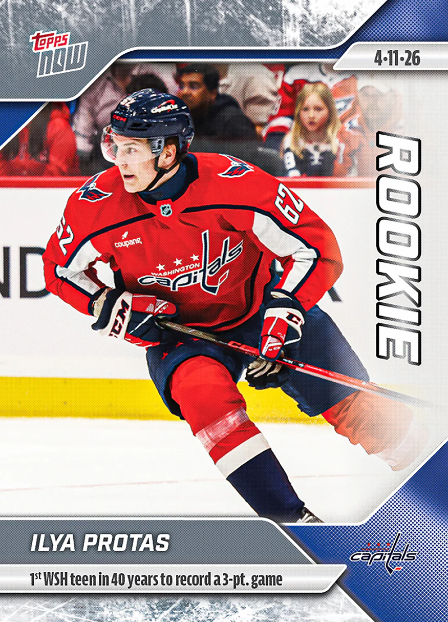 Ilya Protas - 2025-26 NHL Topps NOW® - Sticker # 145 Pack - PR: 765