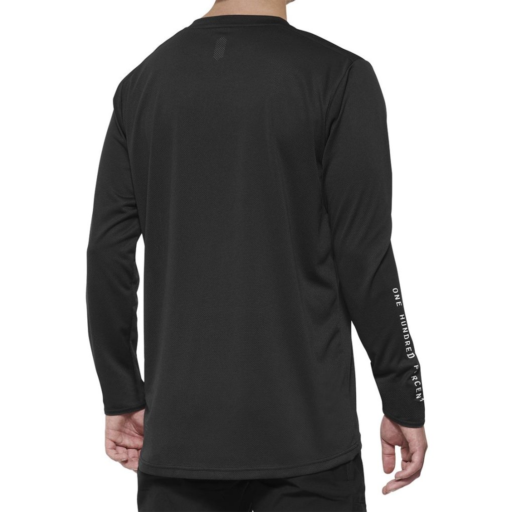 100% Ridecamp Long Sleeve Jersey Men - black