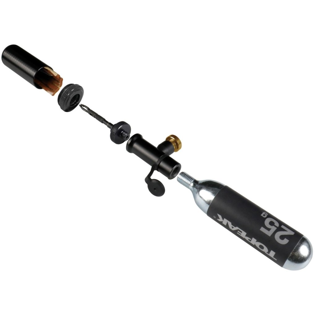 Topeak Tubi Master X with 25g CO₂ Cartridge Tubeless Tire Repair Set