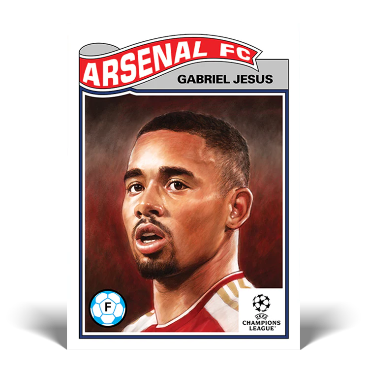 Topps UK - UCC Living Set Card #581 - Gabriel Jesus