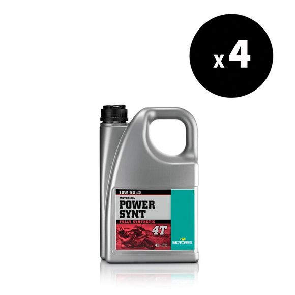 Huile moteur Motorex Power Synt 10W60 4X4L UniverselRef : MX00149A / 3033570