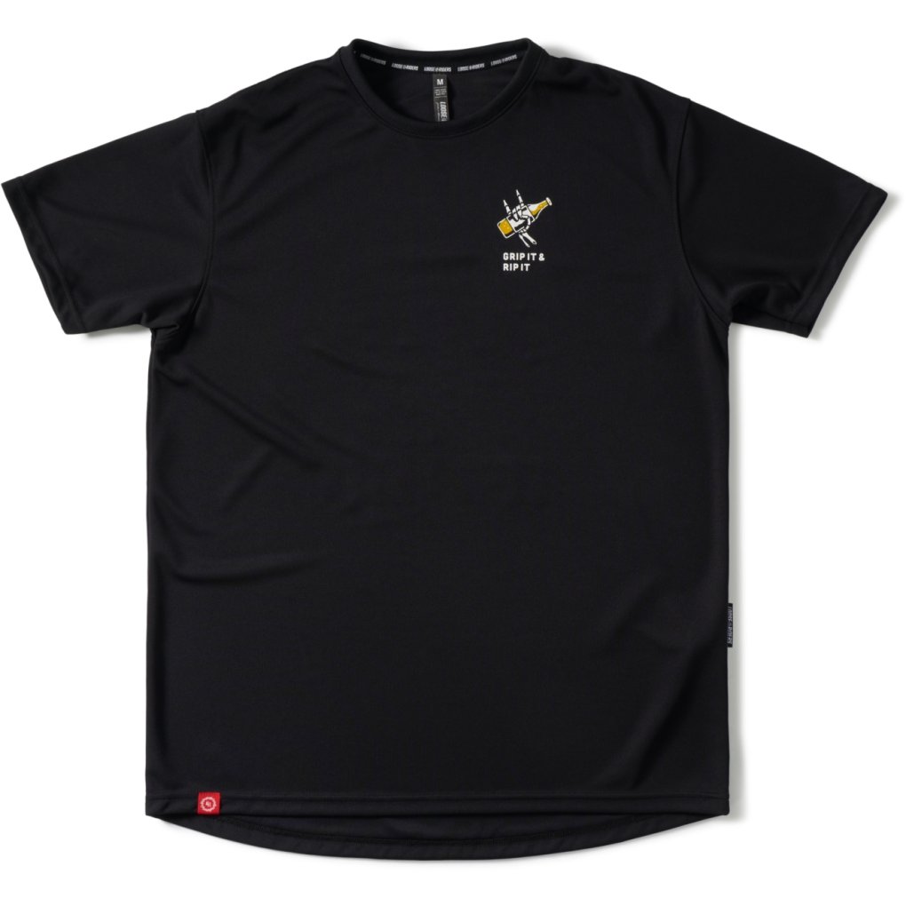 Loose Riders Grip It! Short Sleeve Jersey Men - Good Times Black