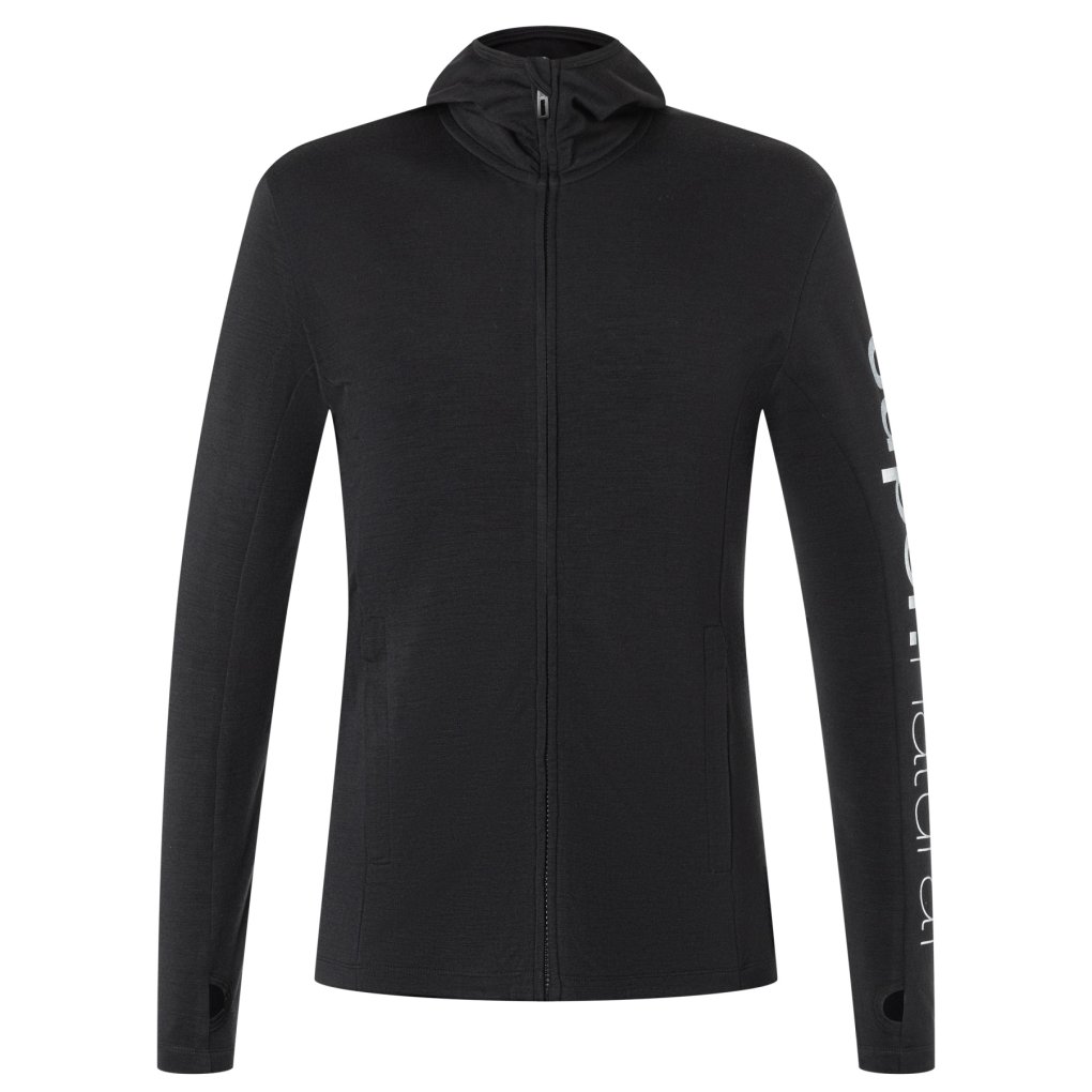 SUPER.NATURAL Alpine Hooded Jacket Men - Jet Black