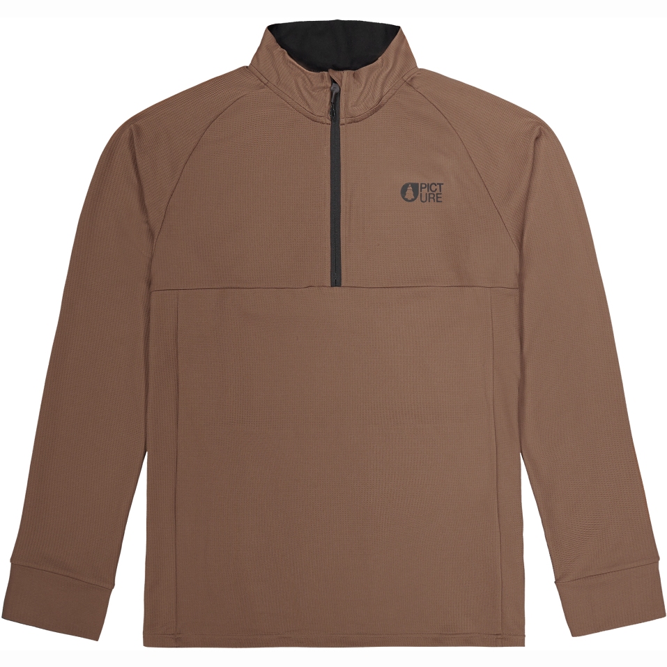 Picture Hauprek 1/4 Tech Fleece Pullover Men - Acorn