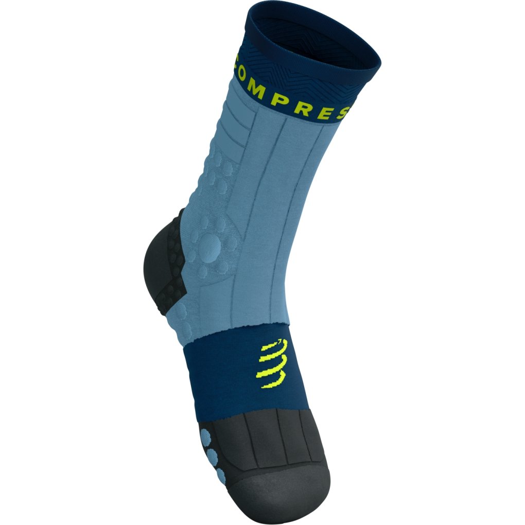 Compressport Pro Racing Compression Socks Winter Trail - denim/poseidon