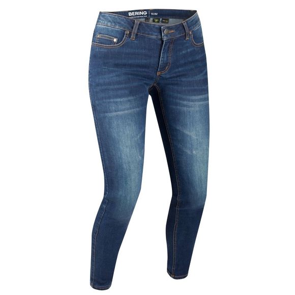 Jean Moto Bering LADY TRUST - Slim - BleuRef : BR1618