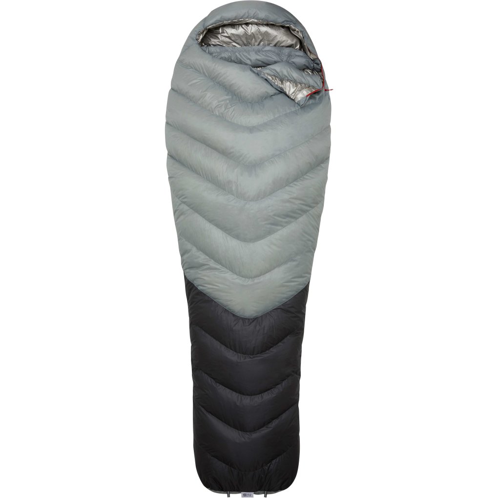 Rab Mythic Ultra 180 Sleeping Bag - Regular - Zipper left - cloud/graphene