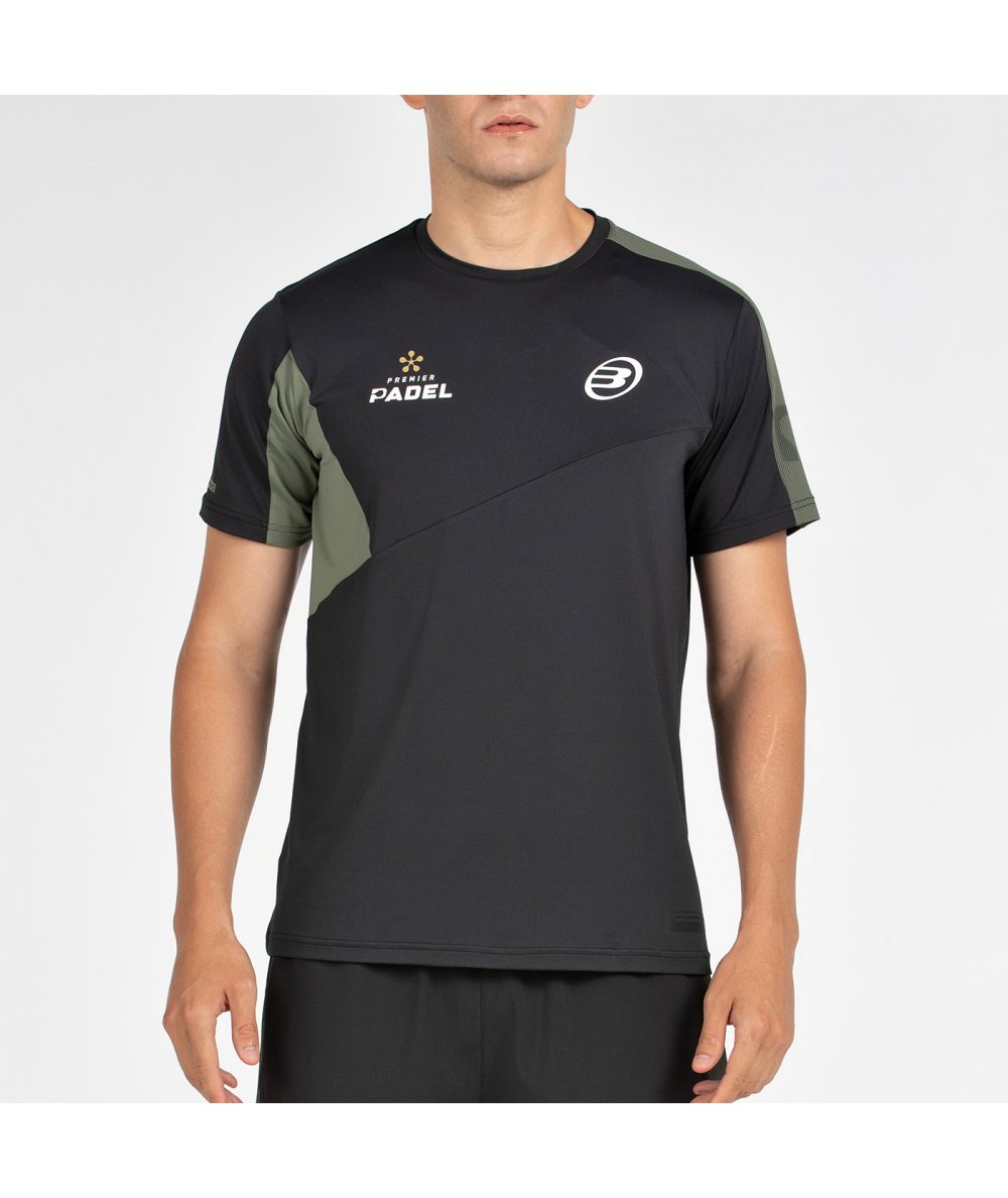 T-SHIRT BULLPADEL POCATE BLACK