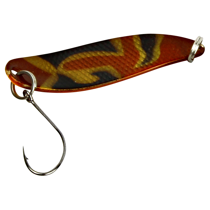 FTM Trout Spoon Hammer (3.2 g, Camouflage\/Orange UV)