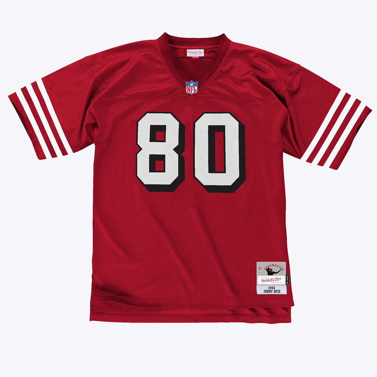 Jerry Rice #80 San Francisco 49ers 1994 Legacy Throwback NFL Jersey Red