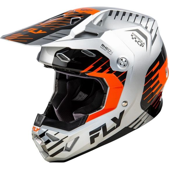 Fly FORMULA CP SLICE 2025 cross helmet - Gray / RedRef: FL1517