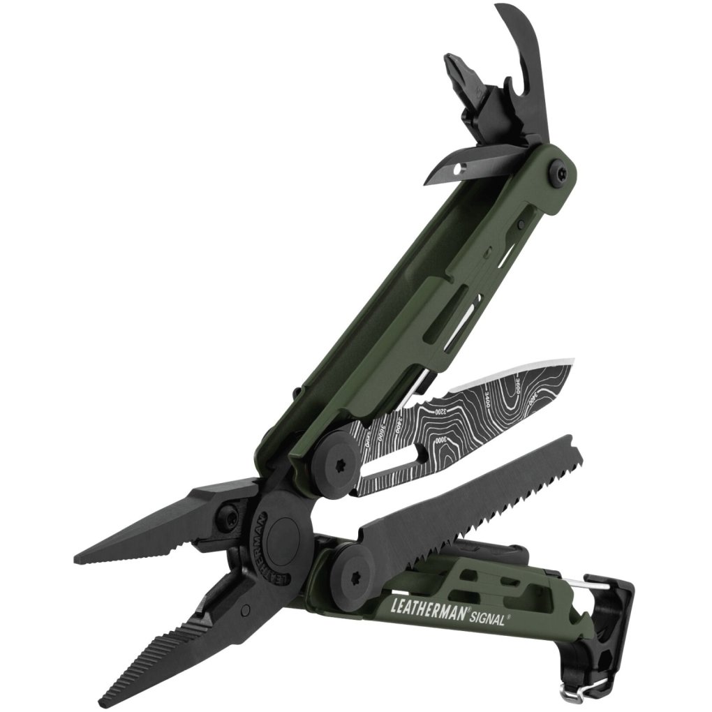 Leatherman Signal Multitool - Green Topo