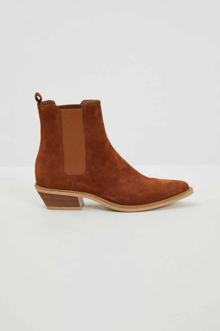 Leather Texas boots - CARAMEL