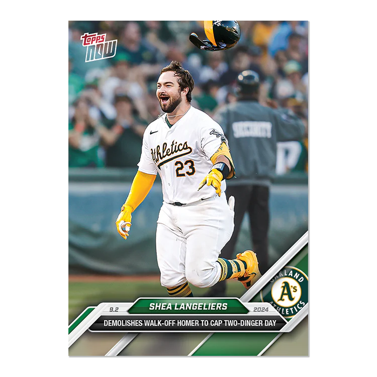 Shea Langeliers - 2024 MLB TOPPS NOW® Card 635