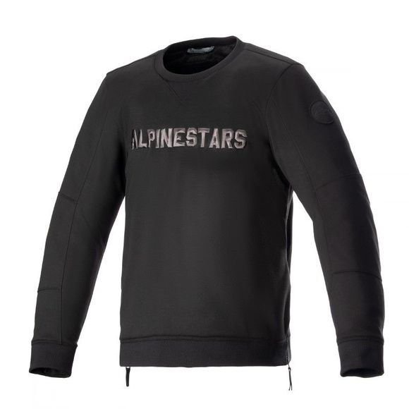 Alpinestars LEGIT CREW FLEECE motorcycle sweatshirt - Black / GrayRef: Ap12871-C52018