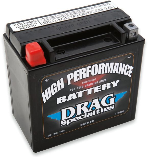 Drag Specialties YTX BatteryRef: DRG01566A / 21130450