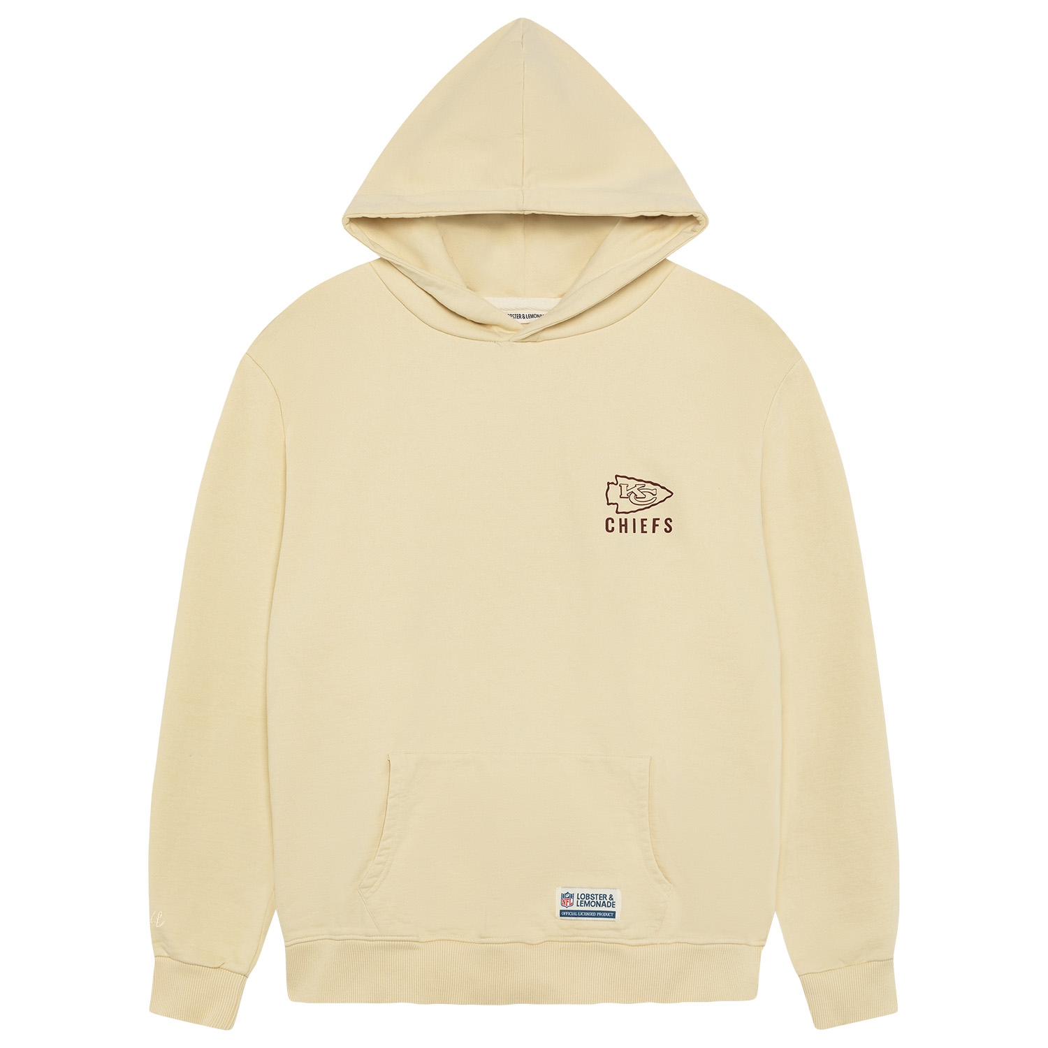 Kansas City Chiefs L&L '76 Classics NFL Hoodie Cream