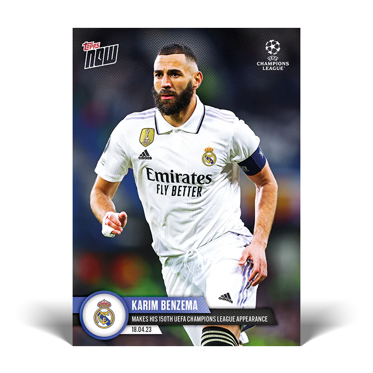 Topps UK - 150 UEFA Champions League appearances - UCL TOPPS NOW® Card #101