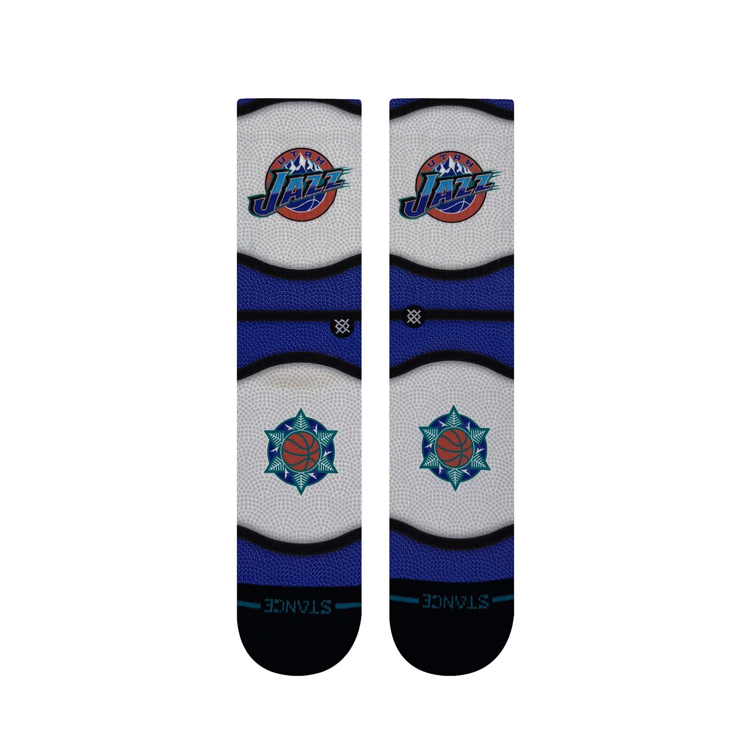 Utah Jazz Classic Mini Ball Stance Crew Socks